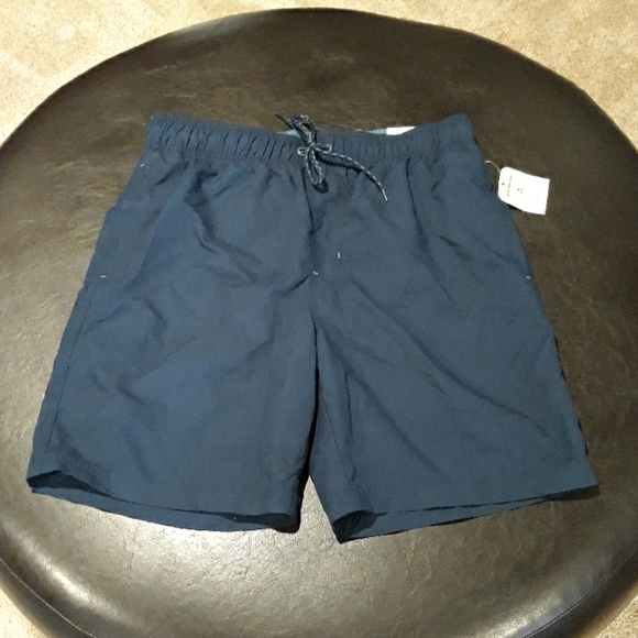 George Other - NEW Navy Guy's Above The Knee Swim Trunk.